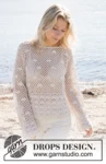 240-3 Shell Seeker Sweater by DROPS Design