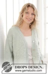 241-35 Mint Dream Cardigan by DROPS Design