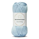 LindeHobby Mercerized Cotton 28 Babyblå
