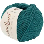 Lana Grossa Landlust Soft Tweed 90 30 Petrolgrøn meleret