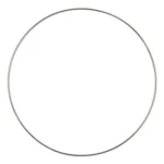 HobbyArts Metalring, Sølv 25 cm