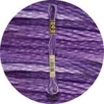 DMC Mouliné Spécial 25 Broderigarn, Farveskiftende 0052