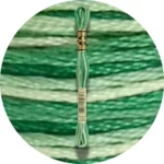 DMC Mouliné Spécial 25 Broderigarn, Farveskiftende 0125