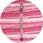 DMC Mouliné Spécial 25 Broderigarn, Farveskiftende 0048