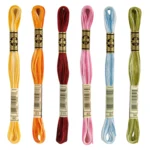 DMC Mouliné Spécial 25 Broderigarn, Farveskiftende