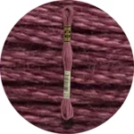 DMC Mouliné Spécial 25, Blå/Lilla nuancer 3726