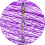 DMC Mouliné Spécial 25, Blå/Lilla nuancer 0209