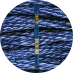 DMC Mouliné Spécial 25, Blå/Lilla nuancer 0312