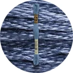 DMC Mouliné Spécial 25, Blå/Lilla nuancer 0931