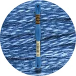 DMC Mouliné Spécial 25, Blå/Lilla nuancer 0826