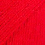 DROPS Flora 33 Stærk rød (Uni Colour)