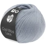 Lana Grossa Cool Wool Lace 62 Pastelblå