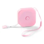 LindeHobby Firkantet Udtrækkeligt Målebånd, 150 cm Pink