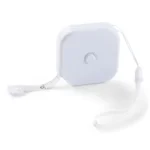 LindeHobby Firkantet Udtrækkeligt Målebånd, 150 cm Hvid