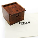 LYKKE Garnboks m. låg Shisham Wood