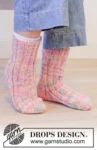 48-20 Lily Leaper Socks by DROPS Design