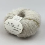 Permin Nellie 02 Råhvid/grøn/gylden