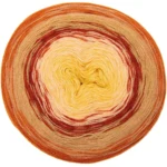 Rico Design Creative Wool Dégradé Super 6 17 Rød-sennep