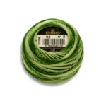 DMC Perle Bomuld 92 Meleret avocado