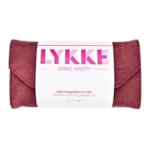LYKKE Udskiftelige Rundpindesæt Blush, Crimson, 9 cm