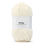 LindeHobby Fuzzy Chenille 10 Creme (Lys beige)