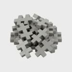 Plus-Plus BIG, 25 stk. 3456 Grå