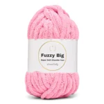LindeHobby Fuzzy Chenille BIG 14 Mørk pink