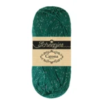 Scheepjes Catona Shine 401-S Dark Teal - Silver