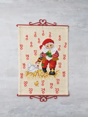 Broderikit Julemand & Kyllinger 5125/38
