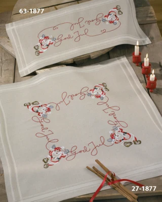 Broderikit God jul 40 x 80 cm