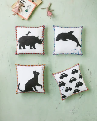 Broderikit Næsehorn 27 x 27 cm