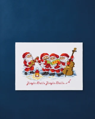 Broderikit Nisse orkestret 34 x 24 cm