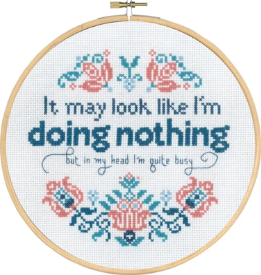 Broderikit Doing Nothing M/5810/22 20 Ø