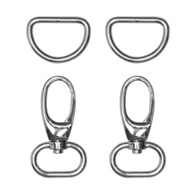 Go Handmade Lobsterlås m. D-Ring 48 mm (2 stk)