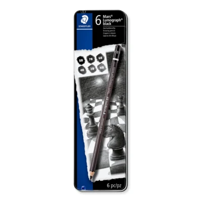 STAEDTLER Mars Lumograph tegneblyanter, 6 stk