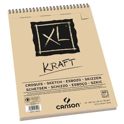 XL Kraft Skitsepapirsblok