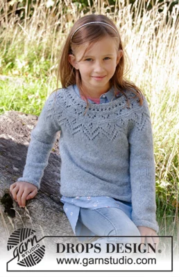 34-10 Agnes Sweater by DROPS Design