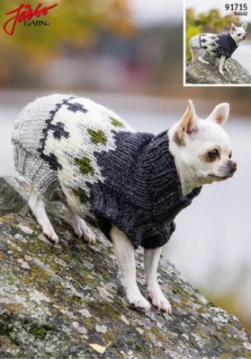 91715 Hundetrøje i Nordisk Mønster