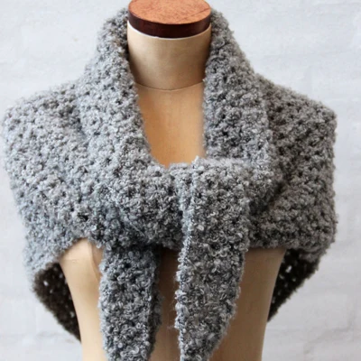 Go Handmade Granny Sjal Curly