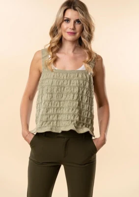 1847 Top med rynkede striber