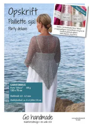 96160 Paillette Sjal