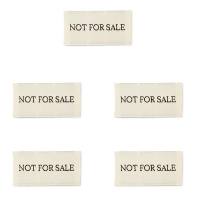LindeHobby Not For Sale Label (4 cm x 2 cm), 5 stk
