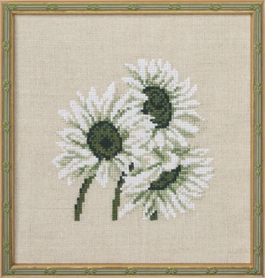Broderikit Solsikke 18 x 19 cm