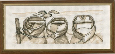 Broderikit Både R5619 22 x 9 cm