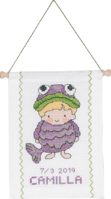 Broderikit Fisk B5129/18 18 x 25 cm